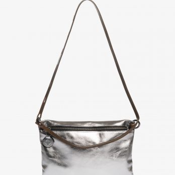 Ina Kent Tasche metallic silver